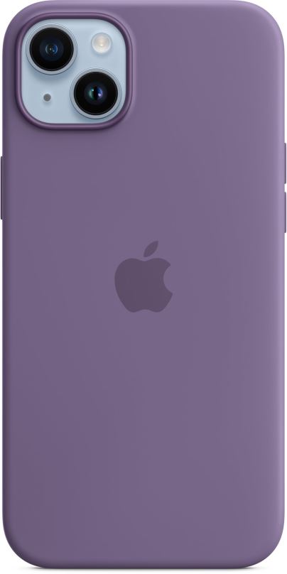 Kryt na mobil Apple iPhone 14 Plus Silikonový kryt s MagSafe fialkový