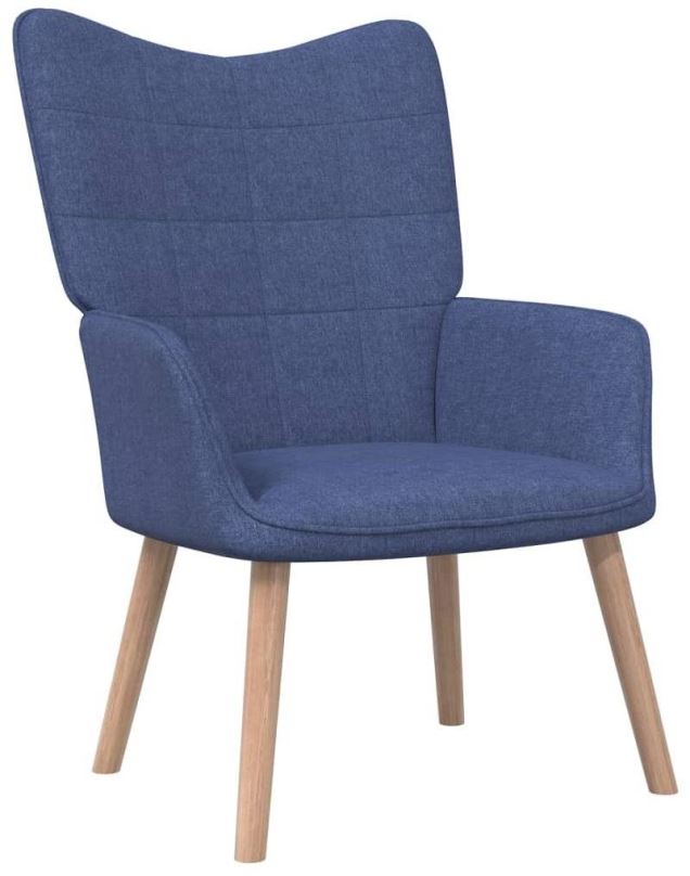 Křeslo Relaxační židle modrá textil, 327923