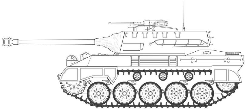 Model tanku Classic Kit tank A1371 - M-18 Hellcat