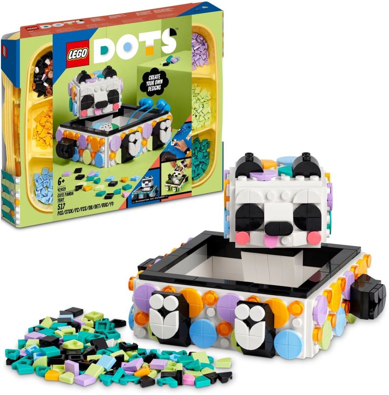 LEGO stavebnice LEGO® DOTS 41959 Roztomilá pandí přihrádka