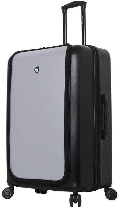 Cestovní kufr MIA TORO M1709 Carbonio Superior L, černá/stříbrná