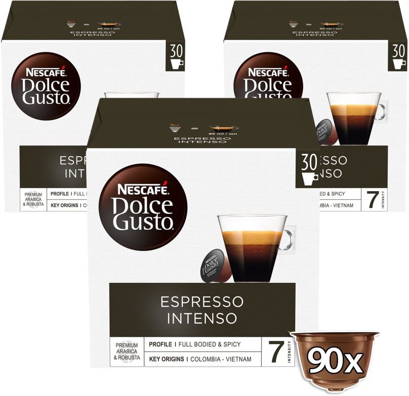 Kávové kapsle NESCAFÉ® Dolce Gusto® Espresso Intenso XXL - 90 kapslí