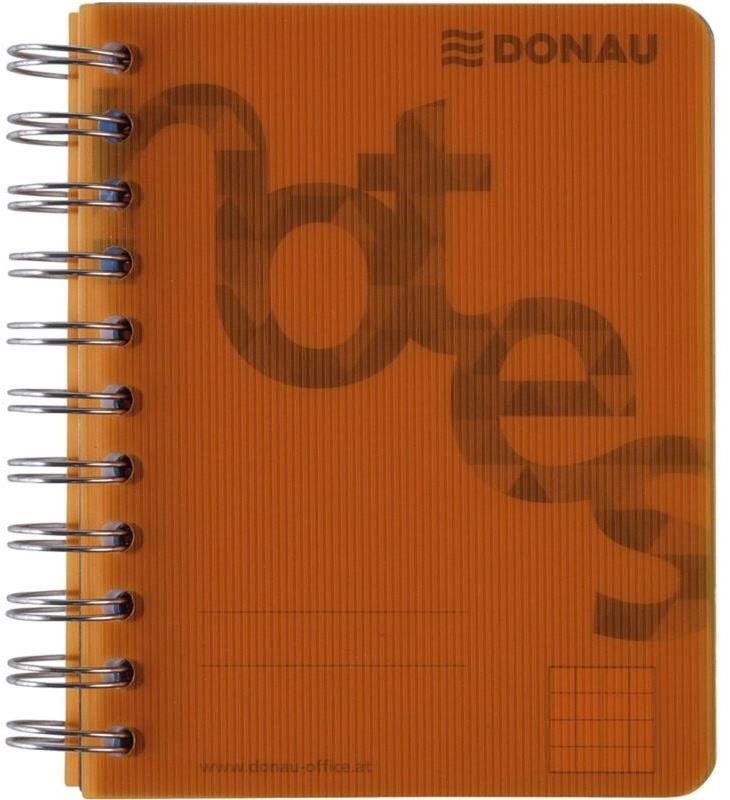 Poznámkový blok DONAU A6, 80 listů, oranžový