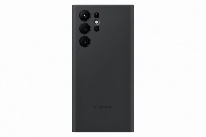 Kryt na mobil Samsung Galaxy S22 Ultra 5G Silikonový zadní kryt černý