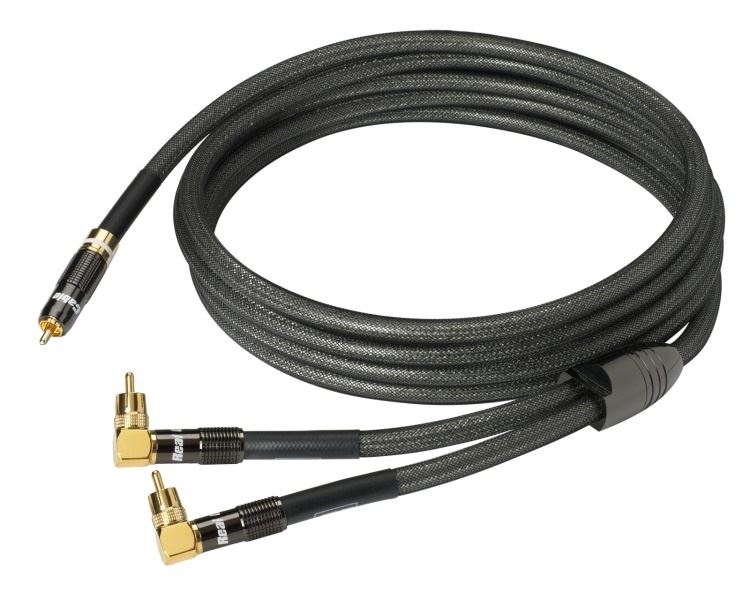 REAL CABLE Y-SUB1801 5m, 2M/M, subwooferový kabel
