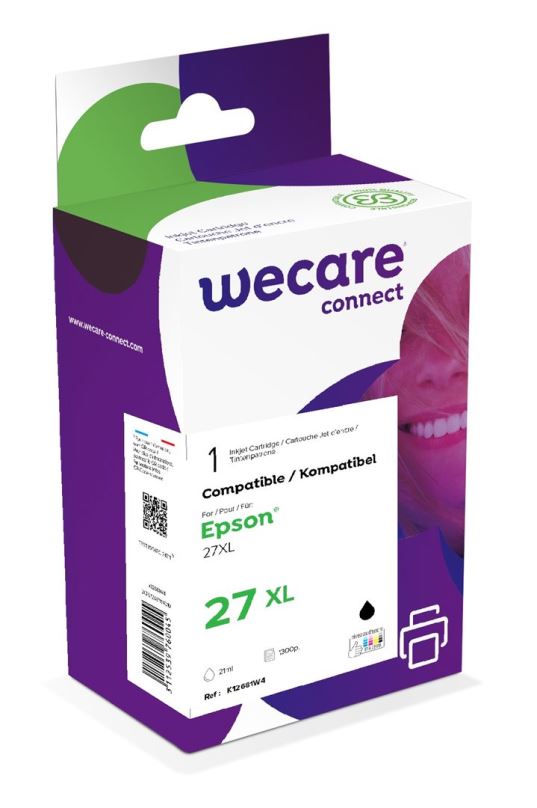 WECARE ARMOR ink kompatibilní s EPSON C13T27114012,černá/black