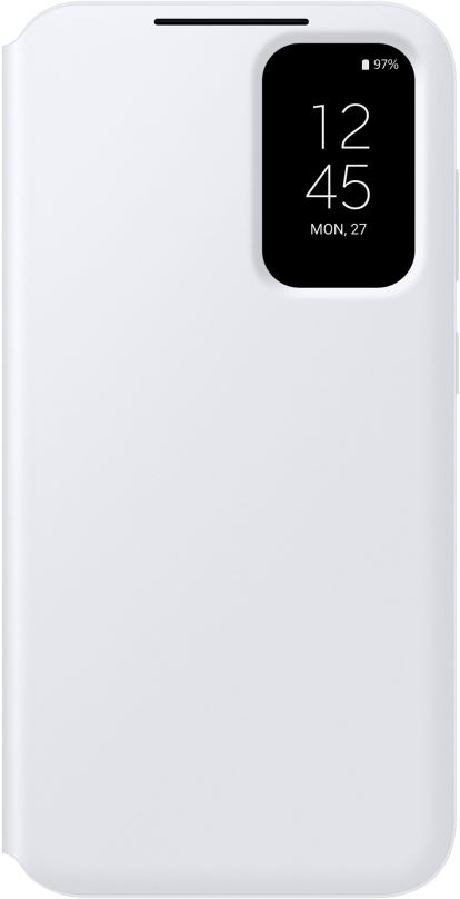 Pouzdro na mobil Samsung Galaxy S23 FE Flipové pouzdro Smart View bílé