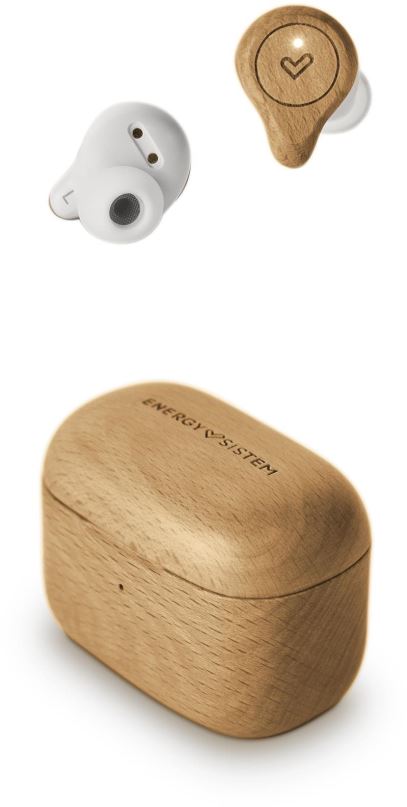 Bezdrátová sluchátka Energy Sistem Earphones Eco True Wireless Beech Wood