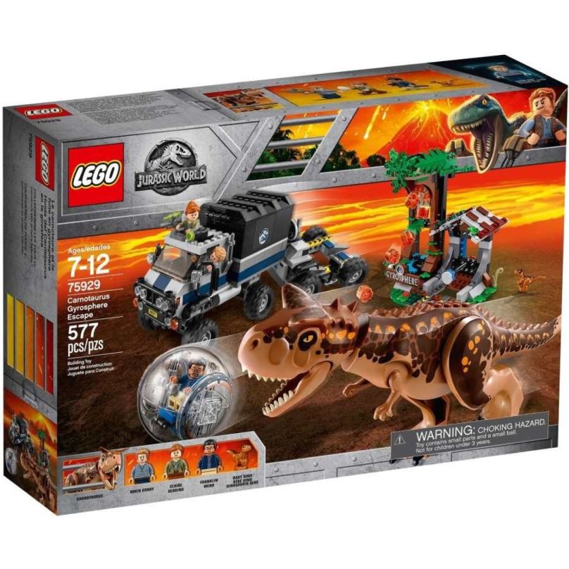 LEGO stavebnice LEGO Jurský Svět 75929 Útěk Carnotaura z Gyrosféry