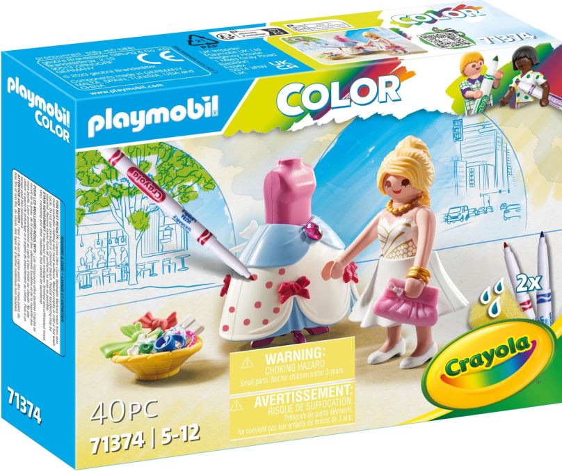 Stavebnice Playmobil 71374 Playmobil Color: Módní šaty