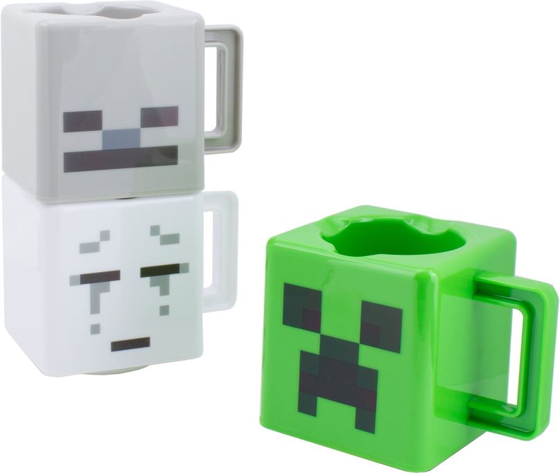 Hrnek Minecraft - Stacking Mugs - set 3 hrnků