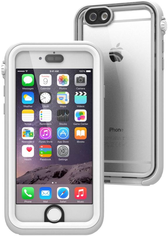Pouzdro na mobil Catalyst Waterproof White Gray iPhone 6/6s