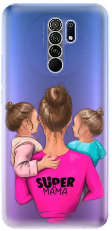Kryt na mobil iSaprio Super Mama - Two Girls pro Xiaomi Redmi 9