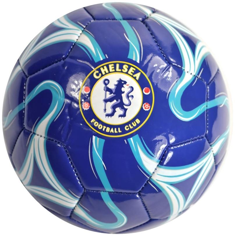 Fotbalový míč Ouky Chelsea FC, modrý, znak klubu, vel. 1
