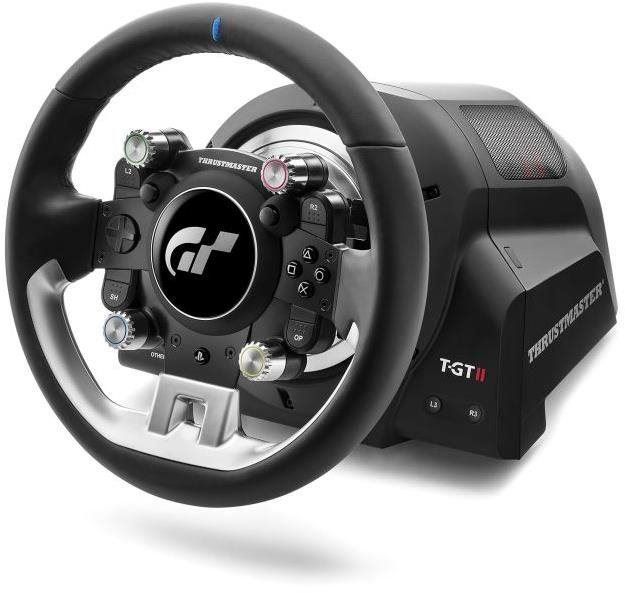 Volant Thrustmaster T-GT II PACK, volant + základna (bez pedálů) pro PC a PS5, PS4