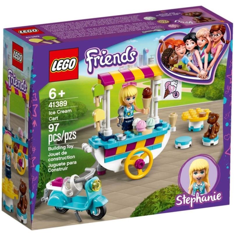 LEGO stavebnice LEGO Friends 41389 Pojízdný zmrzlinový stánek