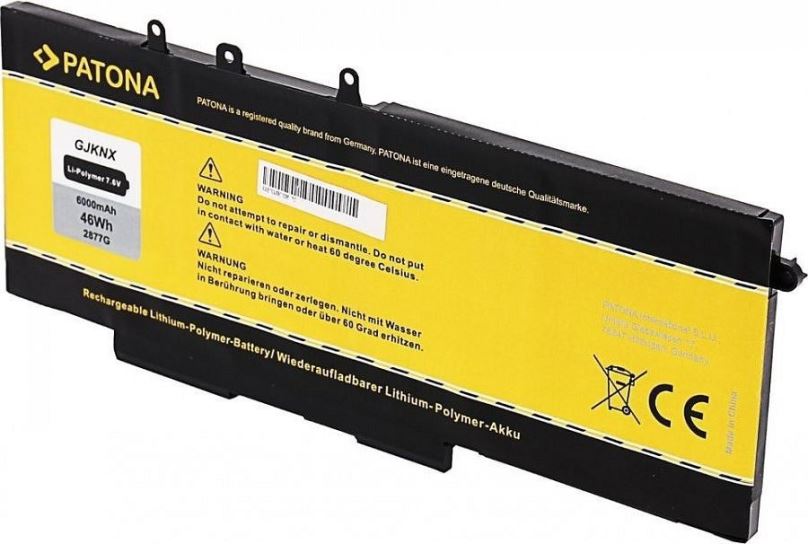 Baterie do notebooku Patona pro DELL E5280/E5480 6000mAh Li-Pol 7,6V GJKNX / 3DDDG