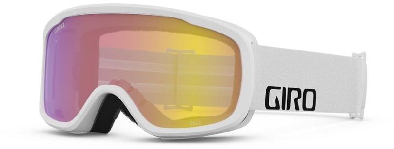 Lyžařské brýle GIRO Cruz White Wordmark Yellow Boost