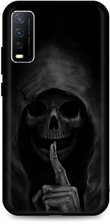 Kryt na mobil TopQ Vivo Y11s silikon Dark Grim Reaper 66722