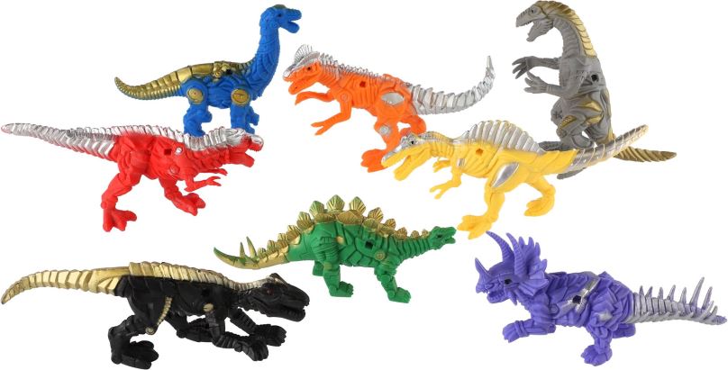 Figurky Teddies Dinosaurus 8ks