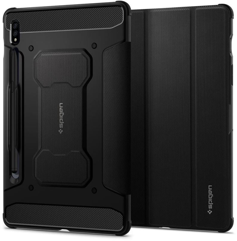 Pouzdro na tablet Spigen Rugged Armor Pro Black Samsung Galaxy Tab S7 11"