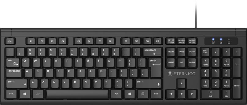 Klávesnice Eternico Essential Keyboard Wired KD1000 - US