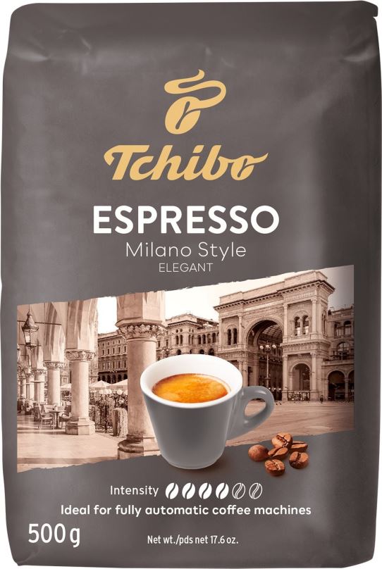 Káva Tchibo Espresso Milano, zrnková, 500g