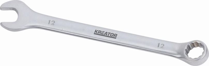 Očkoplochý klíč Kreator KRT501207 Oboustranný klíč očko/otevřený 12 160mm
