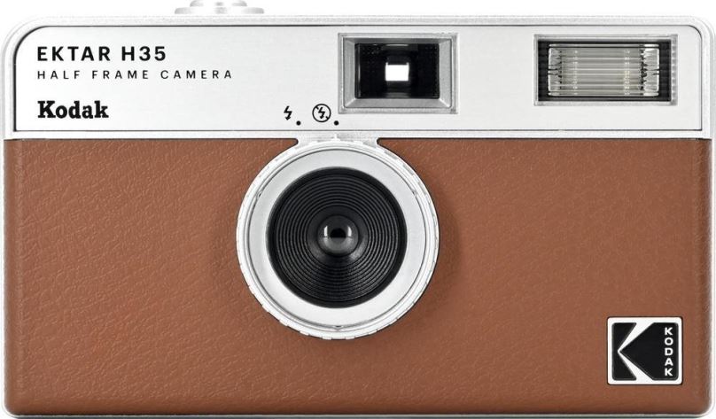 Fotoaparát na film Kodak EKTAR H35 Film Camera Brown