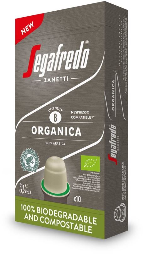 Kávové kapsle Segafredo CNCC Organica 10 x 5,1 g