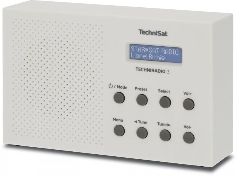 Rádio TechniSat TECHNIRADIO 3 bílá