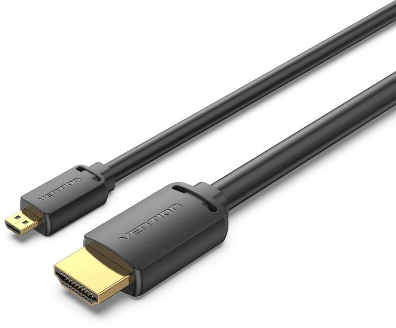 Video kabel Vention HDMI-Micro 4K HD Cable 1m Black