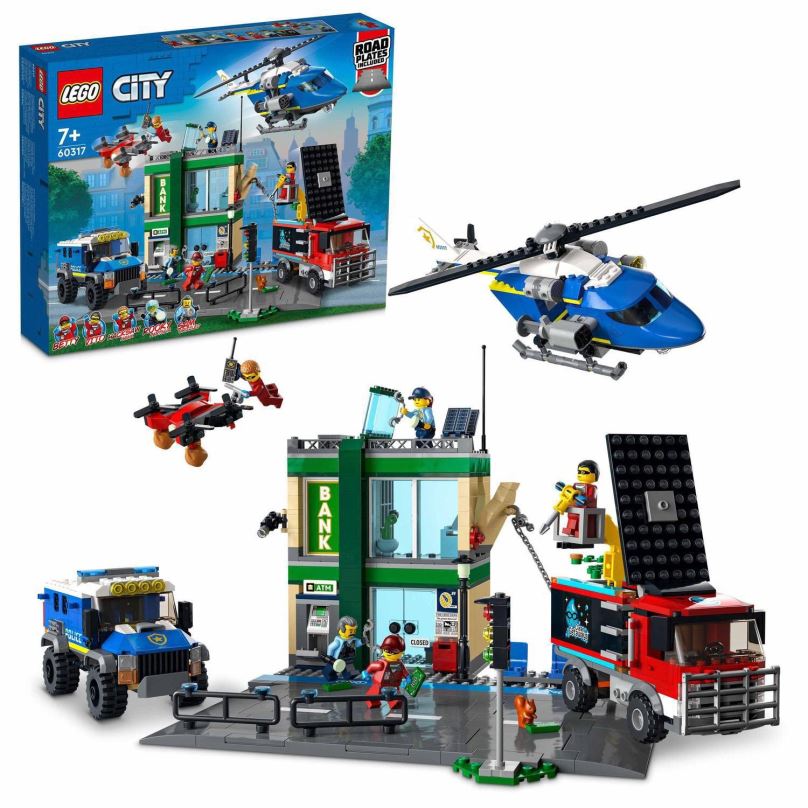 LEGO stavebnice LEGO® City 60317  Policejní honička v bance