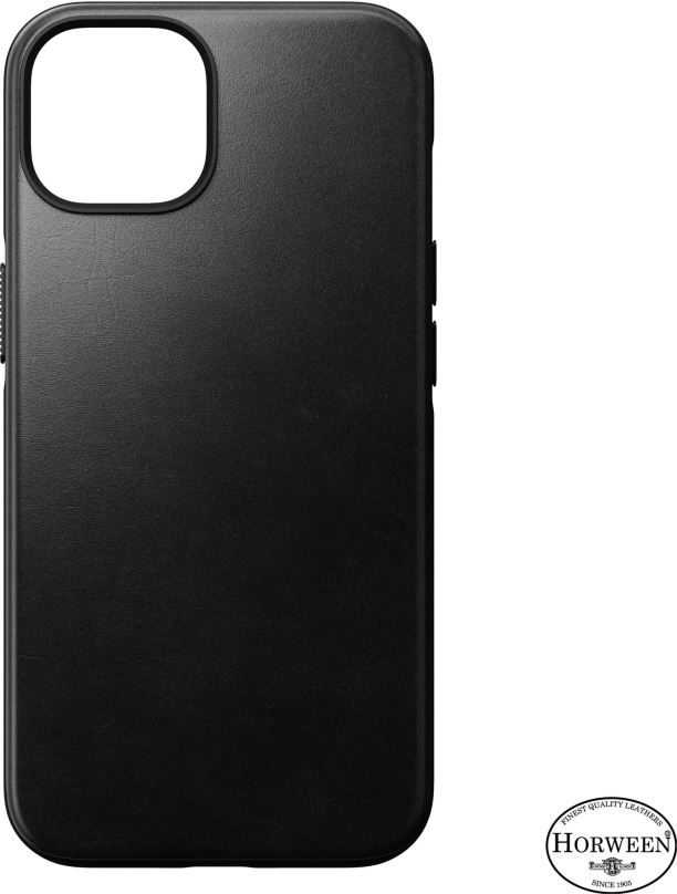 Kryt na mobil Nomad Modern Leather MagSafe Case Black iPhone 14