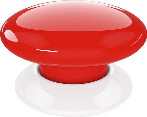 Chytré bezdrátové tlačítko FIBARO Tlačítko červené