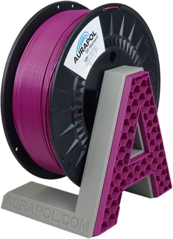 Filament AURAPOL PLA 3D Filament Fialová perleť 1 kg 1,75 mm