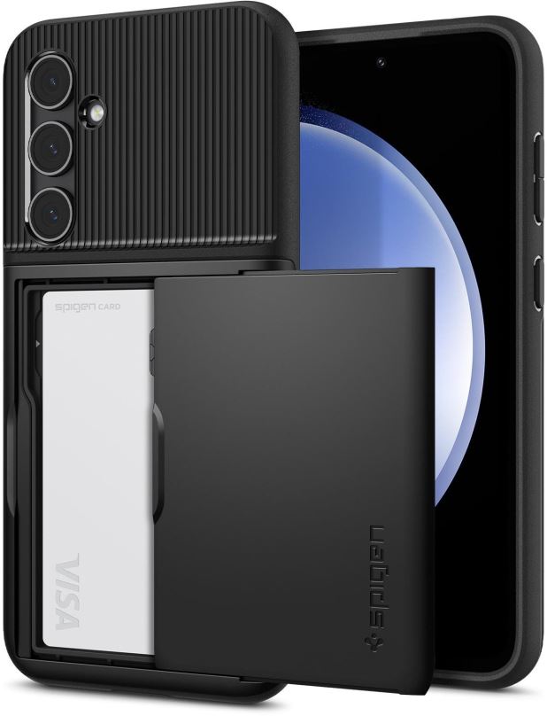 Kryt na mobil Spigen Slim Armor CS Black Samsung Galaxy S23 FE