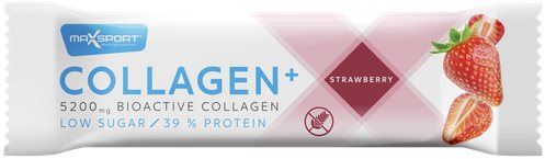 Energetická tyčinka MaxSport Collagen + jahoda 40 g