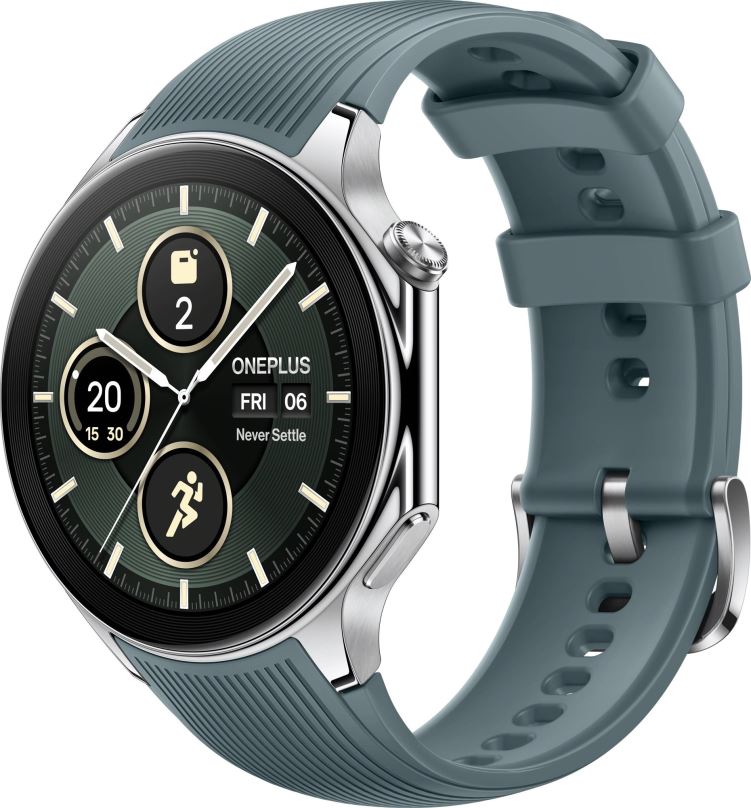 Chytré hodinky OnePlus Watch 2 Radiant Steel
