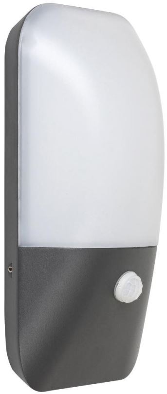 Rabalux 7997 LED venkovní ​​nástěnné svítidlo s pohybovým čidlem Ecuador 1x11W | 800lm | 4000K | IP54 - antracit