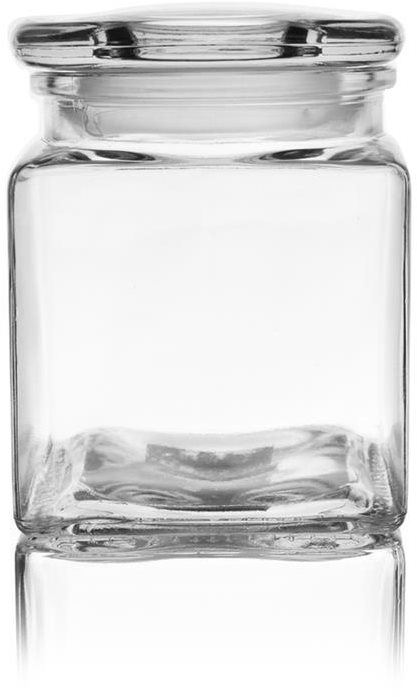 Dóza ORION Dóza sklo s víkem 0,95 l hranatá