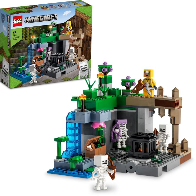 LEGO stavebnice LEGO® Minecraft® 21189 Jeskyně kostlivců