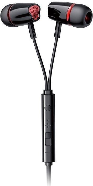 Sluchátka Joyroom In-ear Wired Control sluchátka do uší 3.5mm, černé