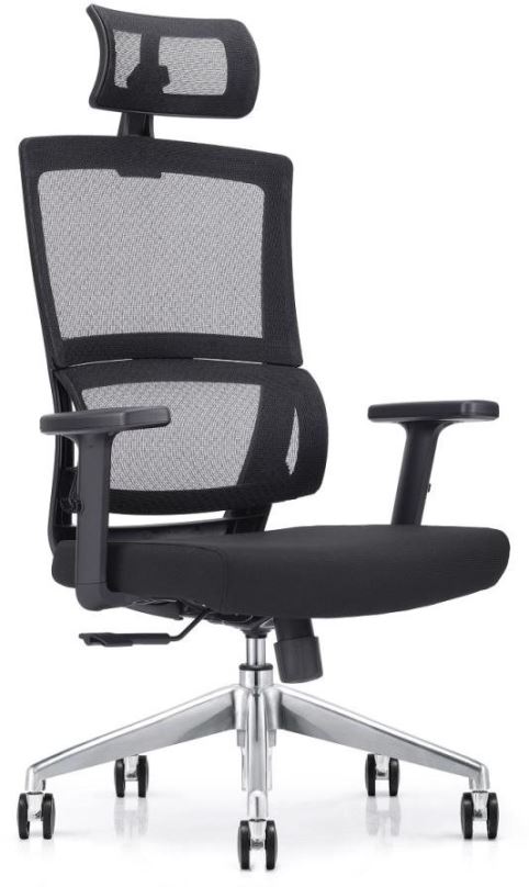 Kancelářská židle MERCURY STAR Breeze černá látka