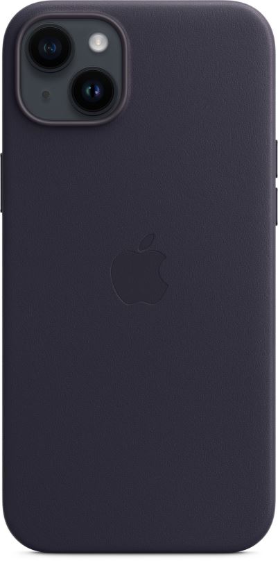 Kryt na mobil Apple iPhone 14 Plus Kožený kryt s MagSafe inkoustově fialový