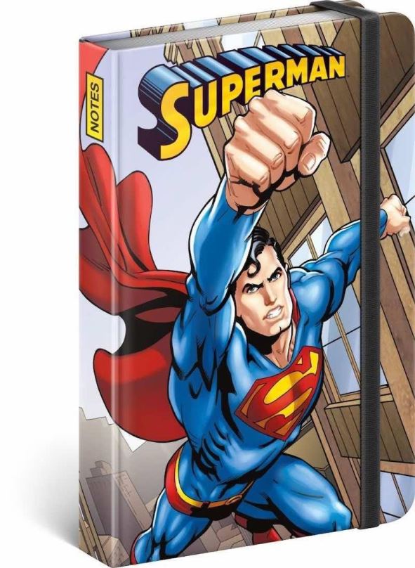 Zápisník PRESCOGROUP Superman – Day of Doom, linkovaný, 11 x 16 cm