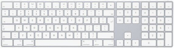 Klávesnice Apple Magic Keyboard s číselnou klávesnicí, stříbrná - EN Int.