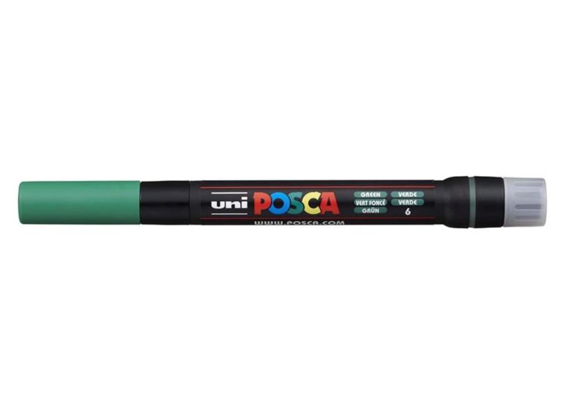 POSCA akrylový popisovač Brush PCF-350 Barva: Zelená