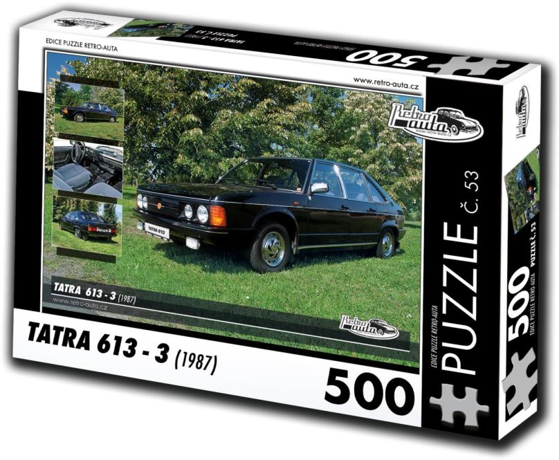 Puzzle Retro-auta Puzzle č. 53 Tatra 613-3 (1987) 500 dílků