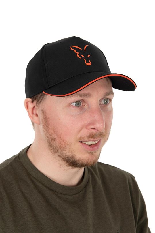 FOX Kšiltovka Collection Black/Orange Baseball Cap
